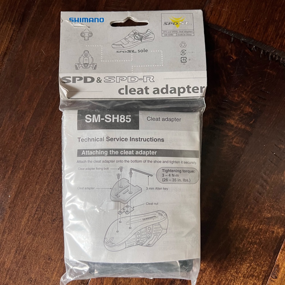 Shimano cycle cleat adapter